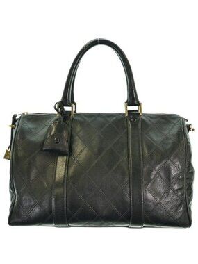 Chanel Boston Bag Travel Bags Black